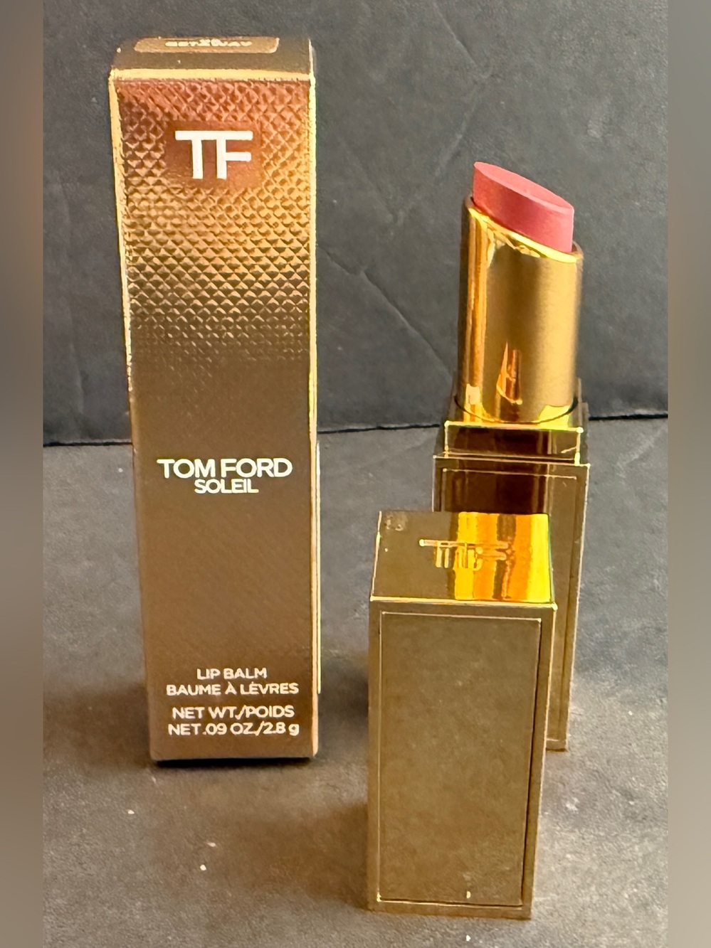 NEW Tom Ford Soleil Lip Balm - 05 GETAWAY (Full Size 0.09oz / 2.8g) Brand New - Picture 1 of 4